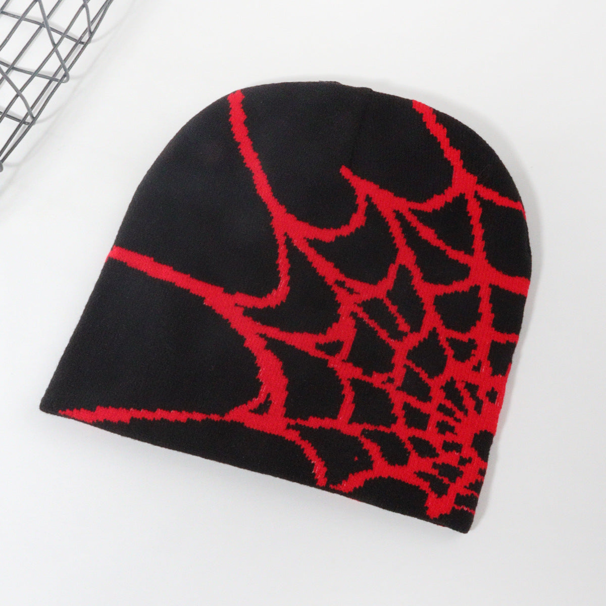 Spider Web Knitted Hat